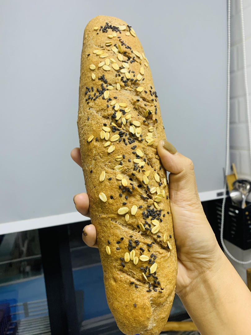 无油无糖全麦面包