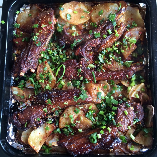 黑椒烤羊排