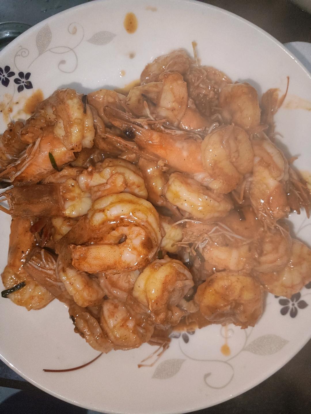 红烧大虾仁