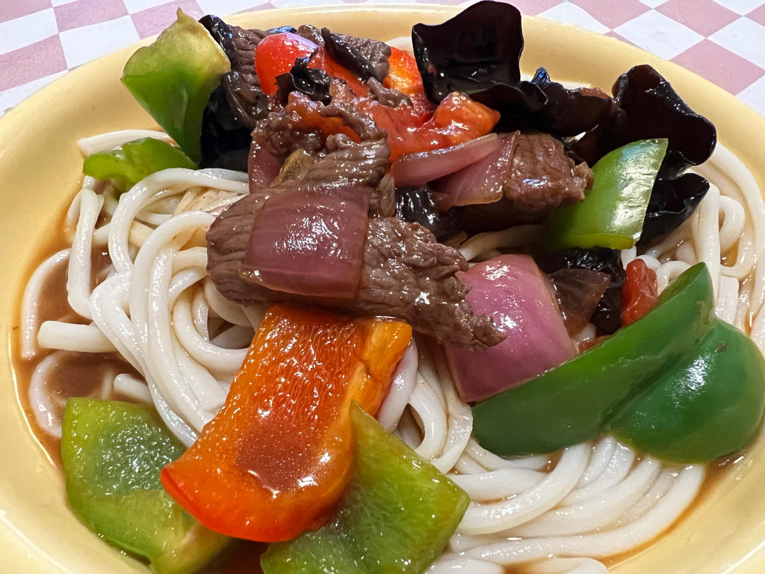 过油肉/新疆拉条子/新疆拌面/过油肉拌面（附过油肉炒制方法）