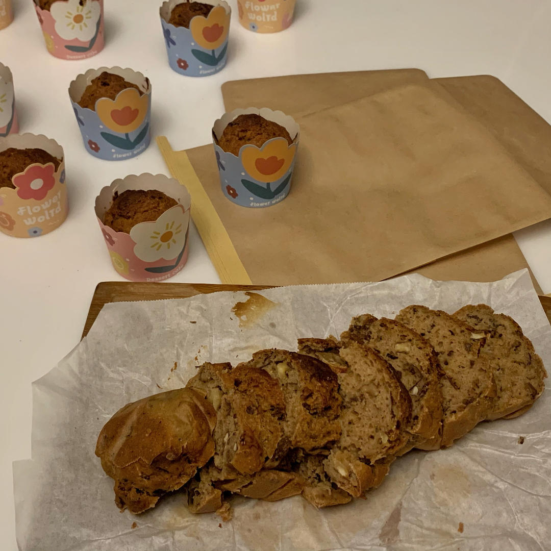 无油快手全麦核桃枣泥糕【健康主食】