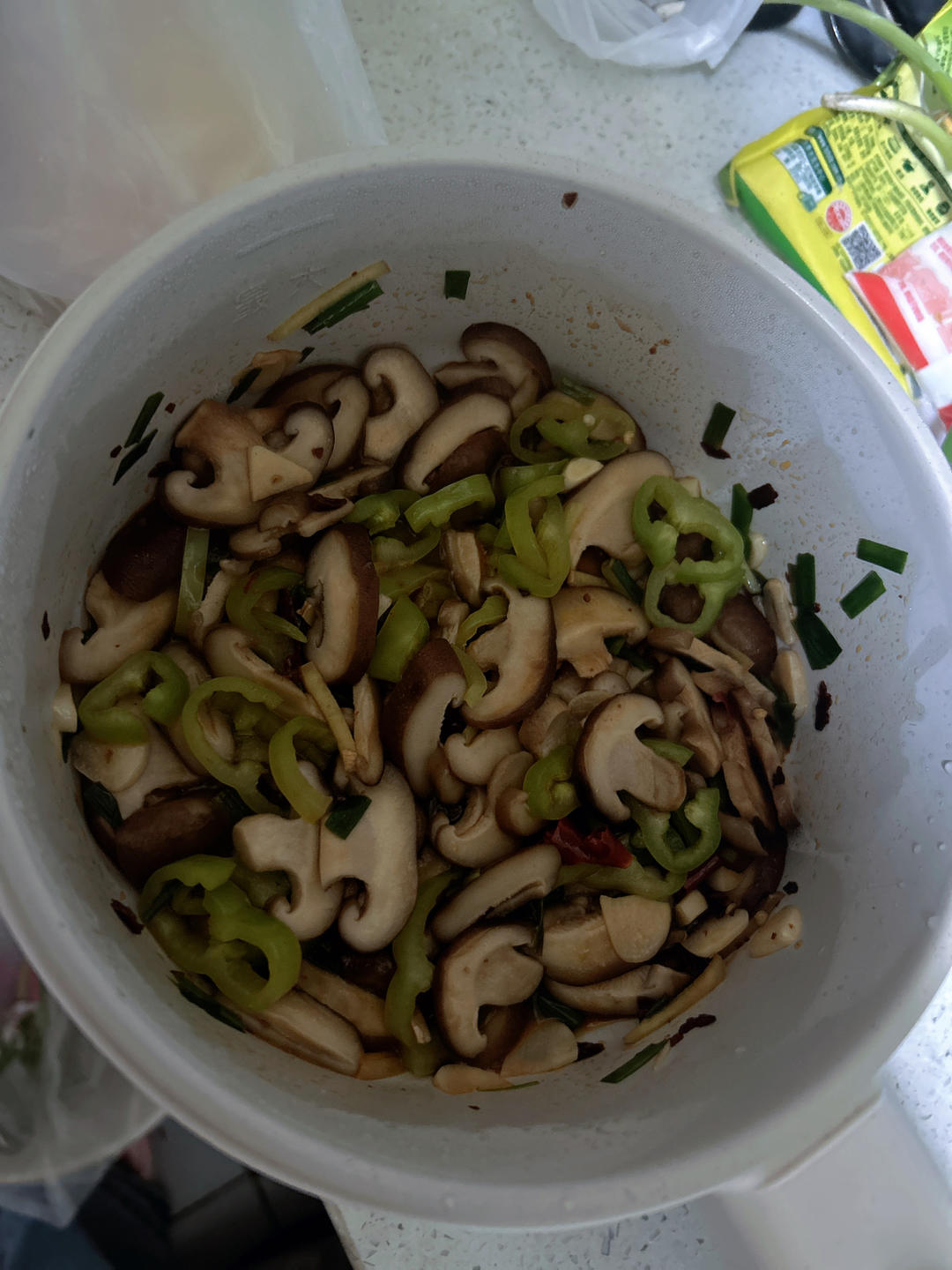素炒香菇
