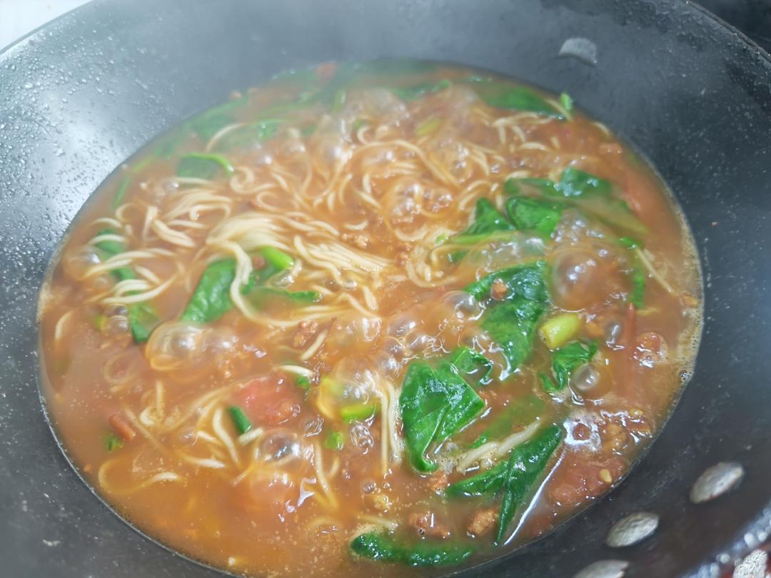 炝锅肉丝面