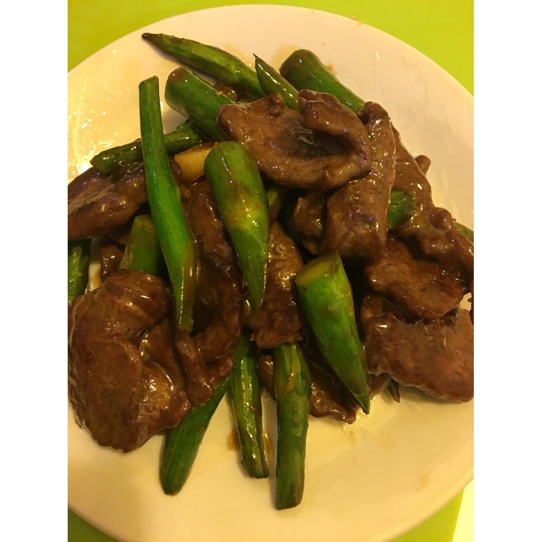 芥兰炒牛肉