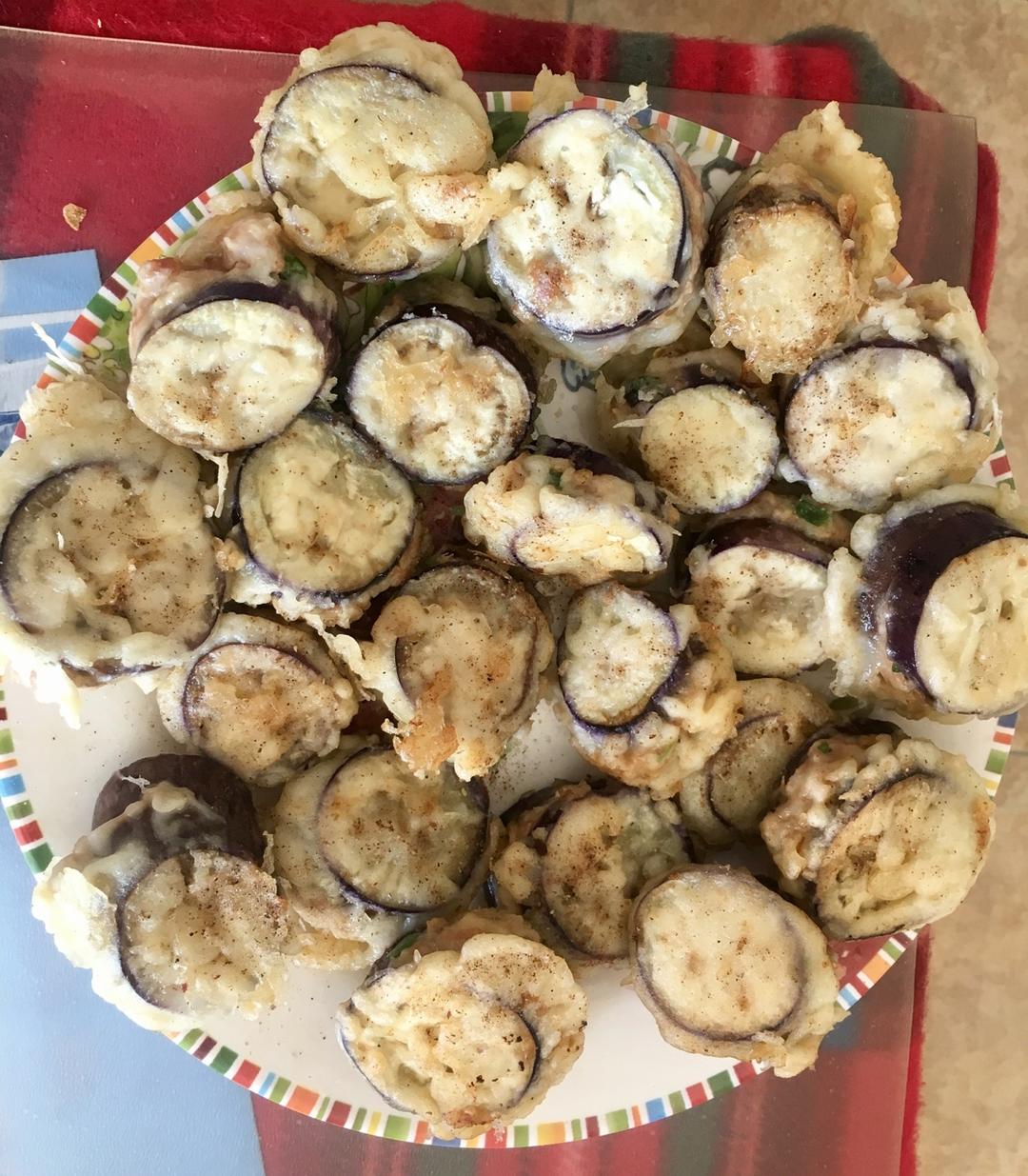 香炸茄盒-家乡的味道 Stuffed Fried Eggplant with Pork