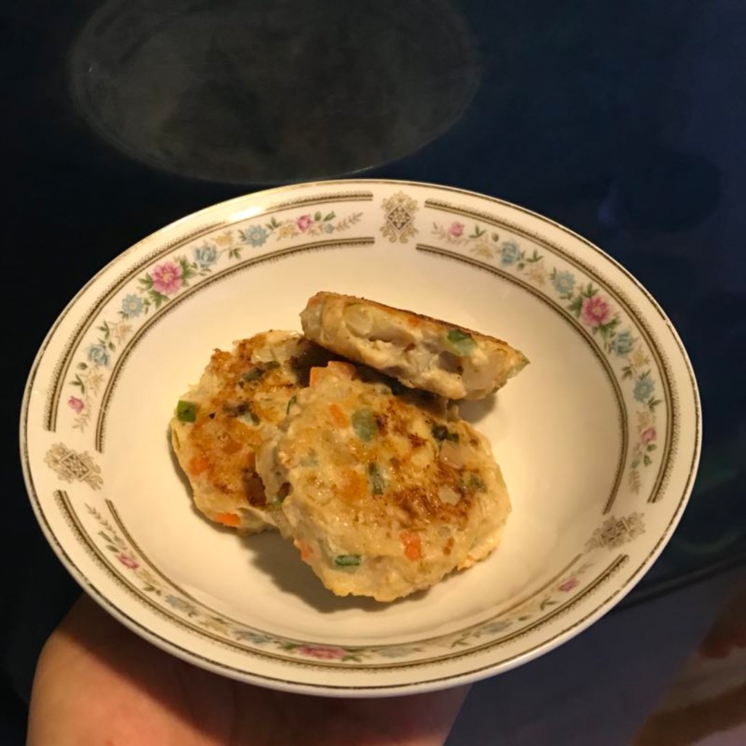 鲜虾鸡胸肉饼（减脂食谱）