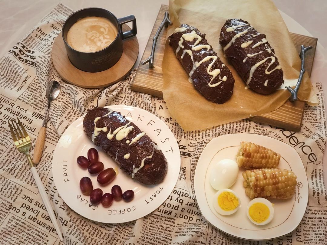 一口就沦陷的超浓郁巧克力面包