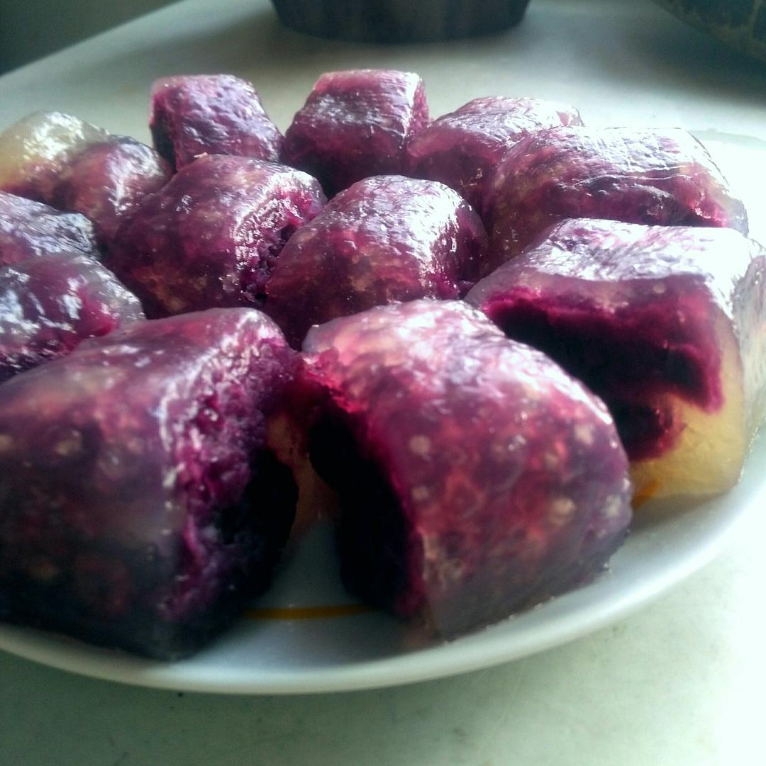 bee_zz做的番薯西米卷