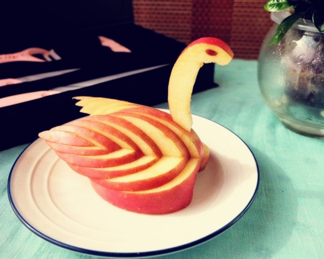 苹果天鹅的做法