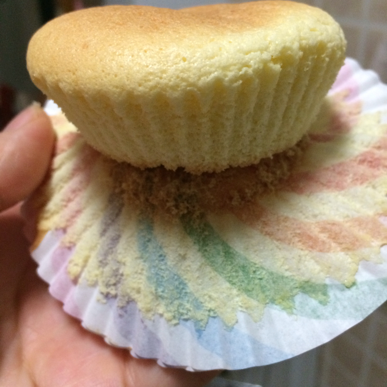 软绵绵戚风纸杯蛋糕