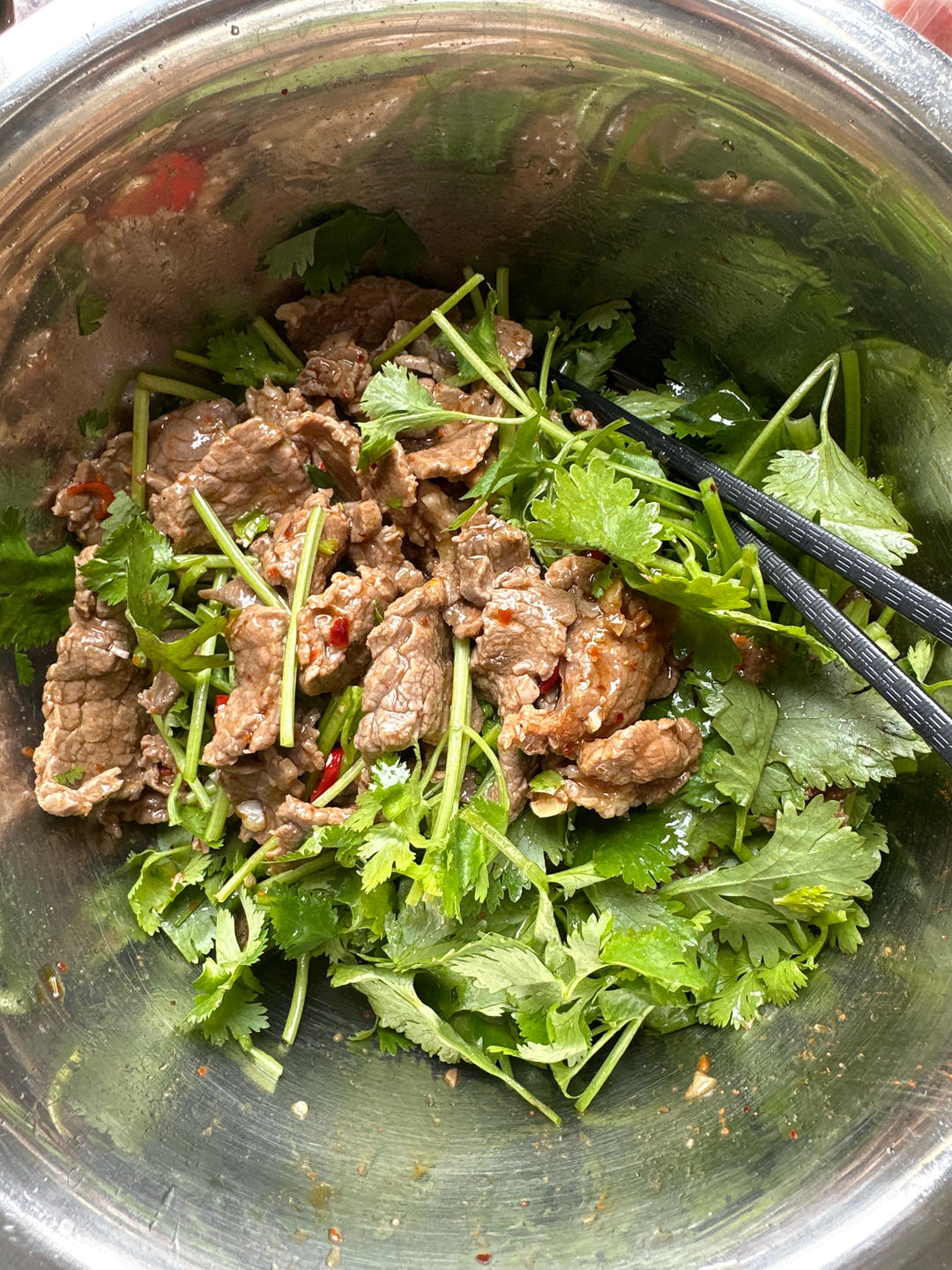 丈母娘吃了都夸的凉拌香菜牛肉