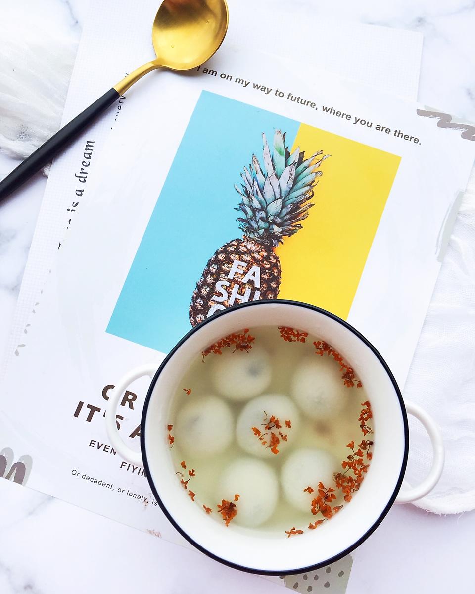 南瓜黑洋酥汤团