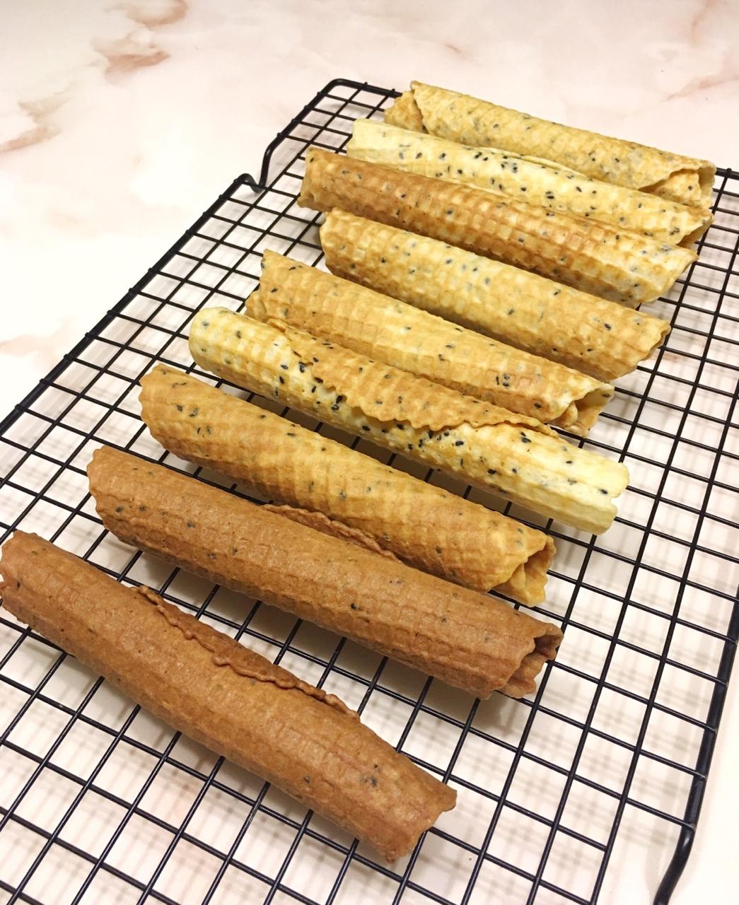 鸡蛋卷 脆皮蛋筒 冰淇淋绝配脆脆脆 无黄油不打发材料简单