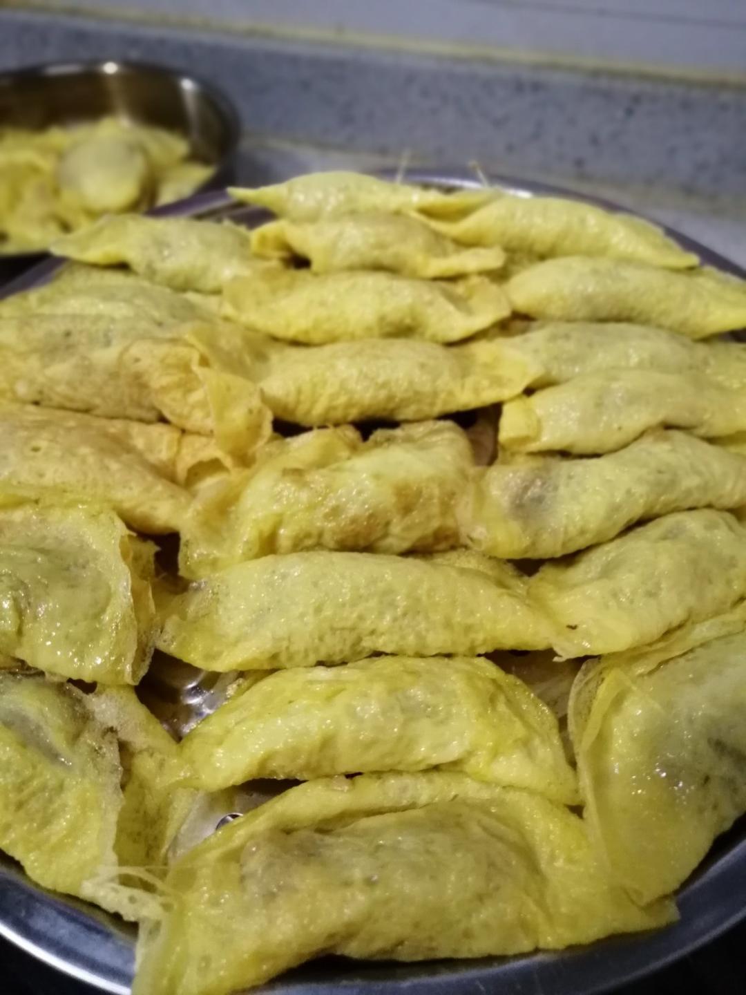 勤奋的小赖做的蛋饺