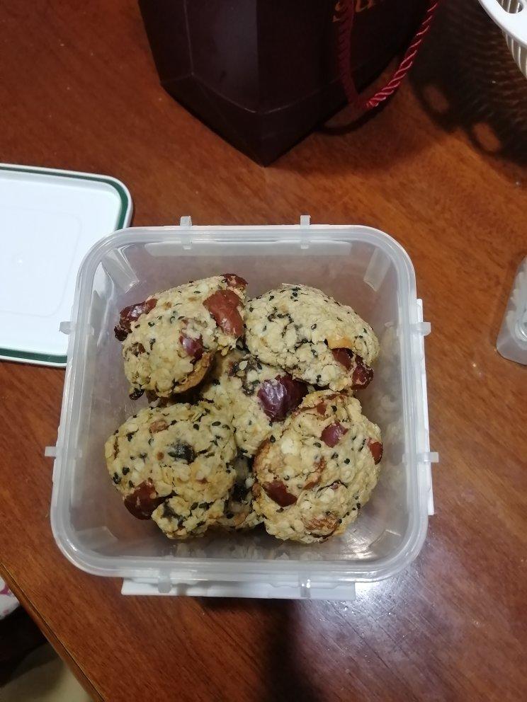 红枣红糖燕麦饼~超好吃啊！