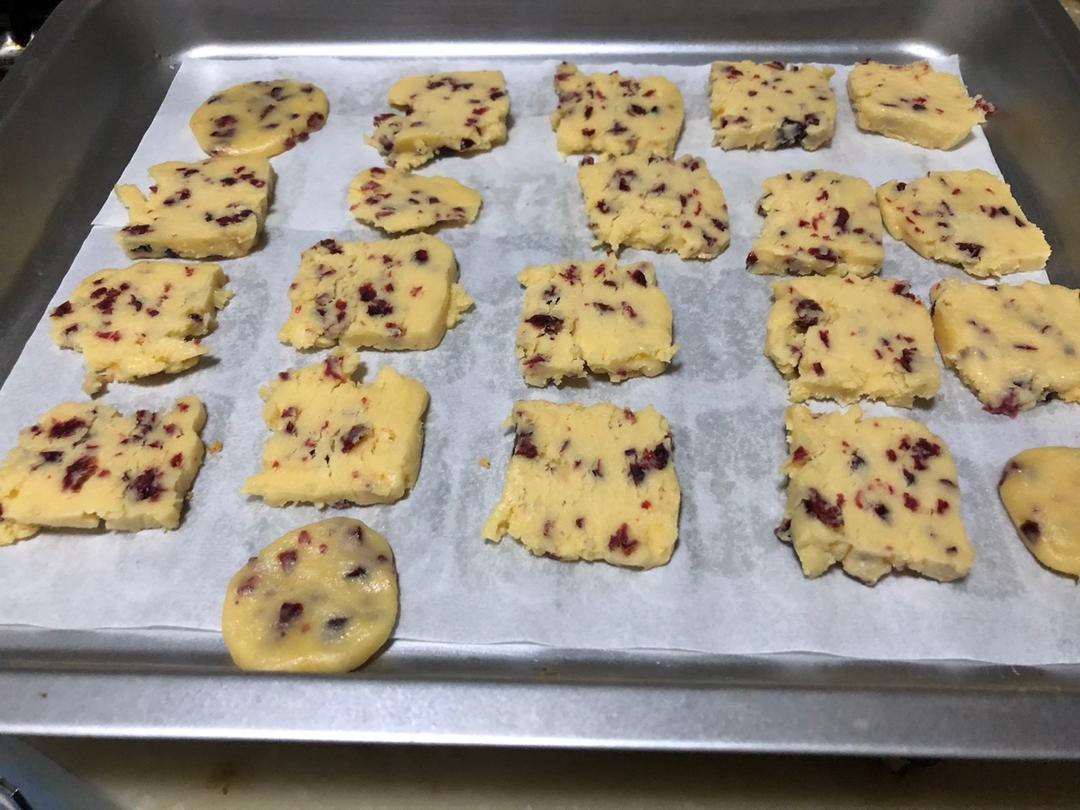 低糖少油版蔓越莓饼干