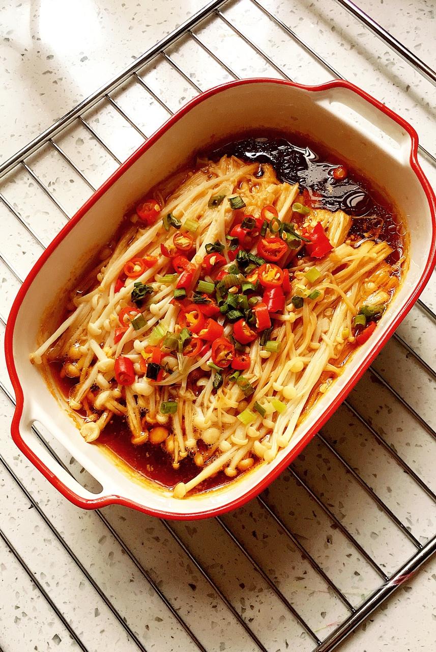 锡纸金针菇，简单有好吃