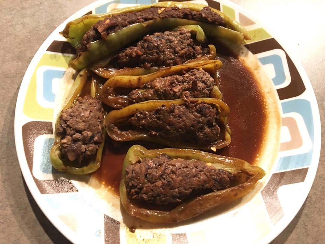 下饭菜肴--青椒酿肉