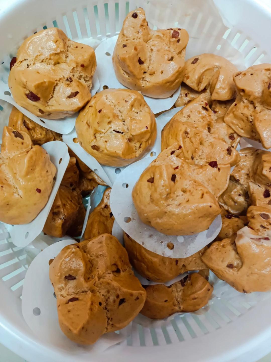 红糖红枣开花馒头（一次性发酵）