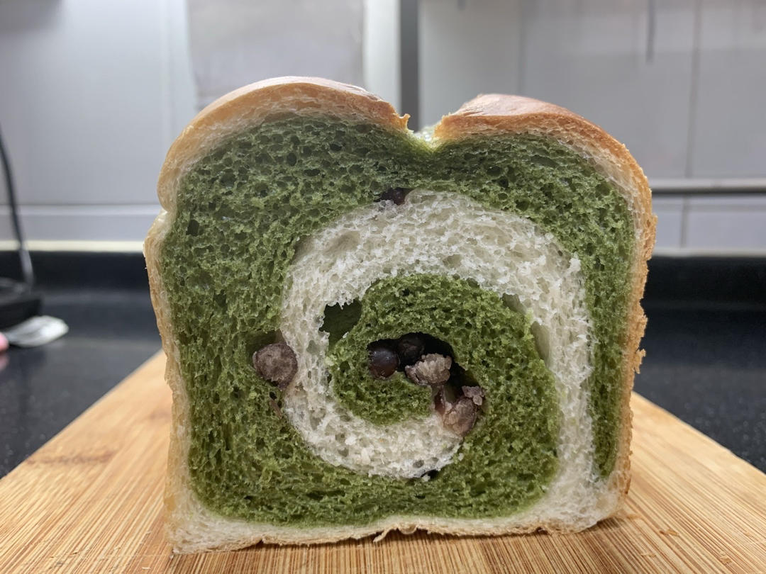 抹茶双色吐司