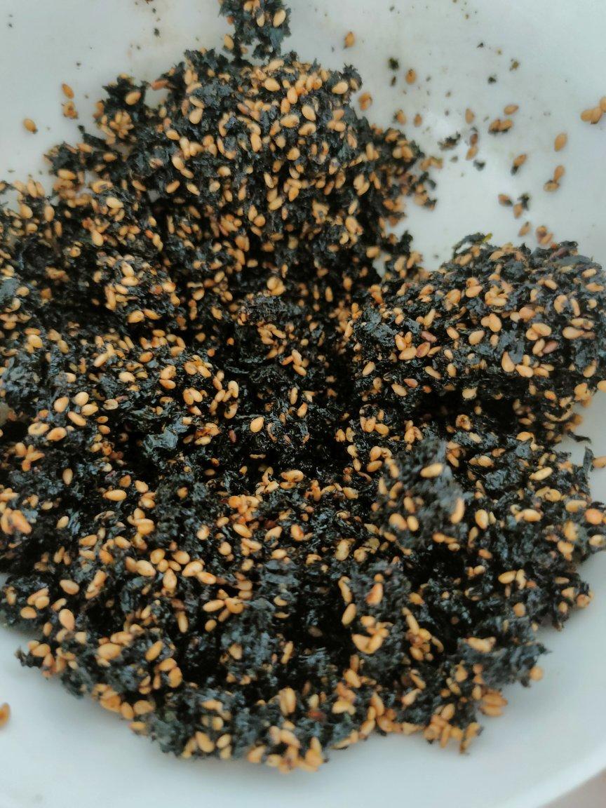用紫菜做海苔【芝麻海苔碎】超级简单
