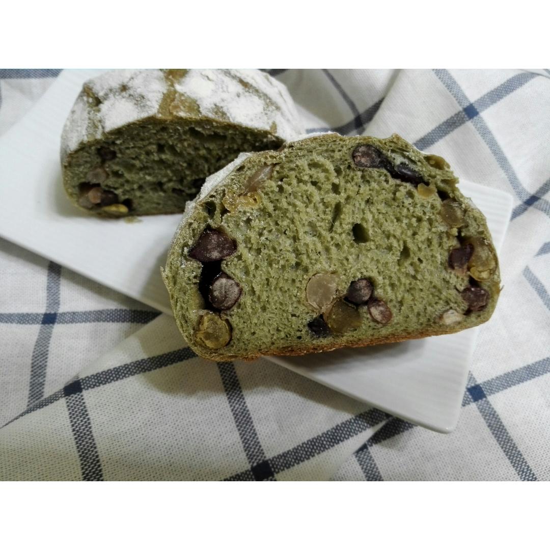 抹茶蜜豆乳酪软欧