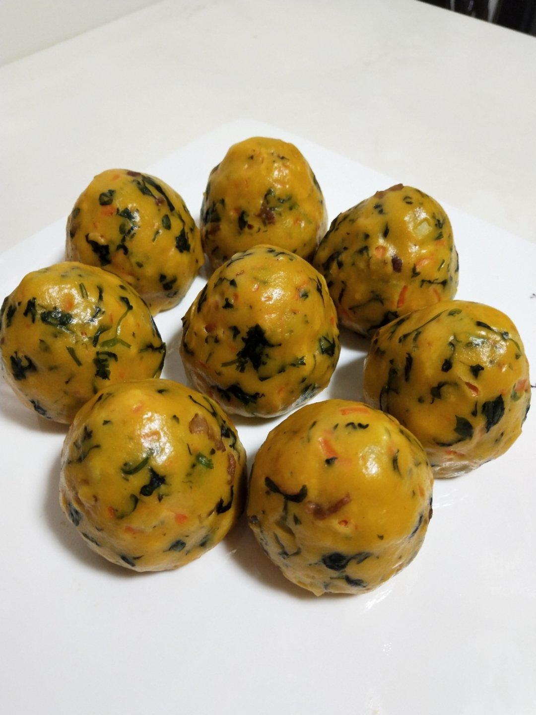 堂妈小厨——玉米菜窝头