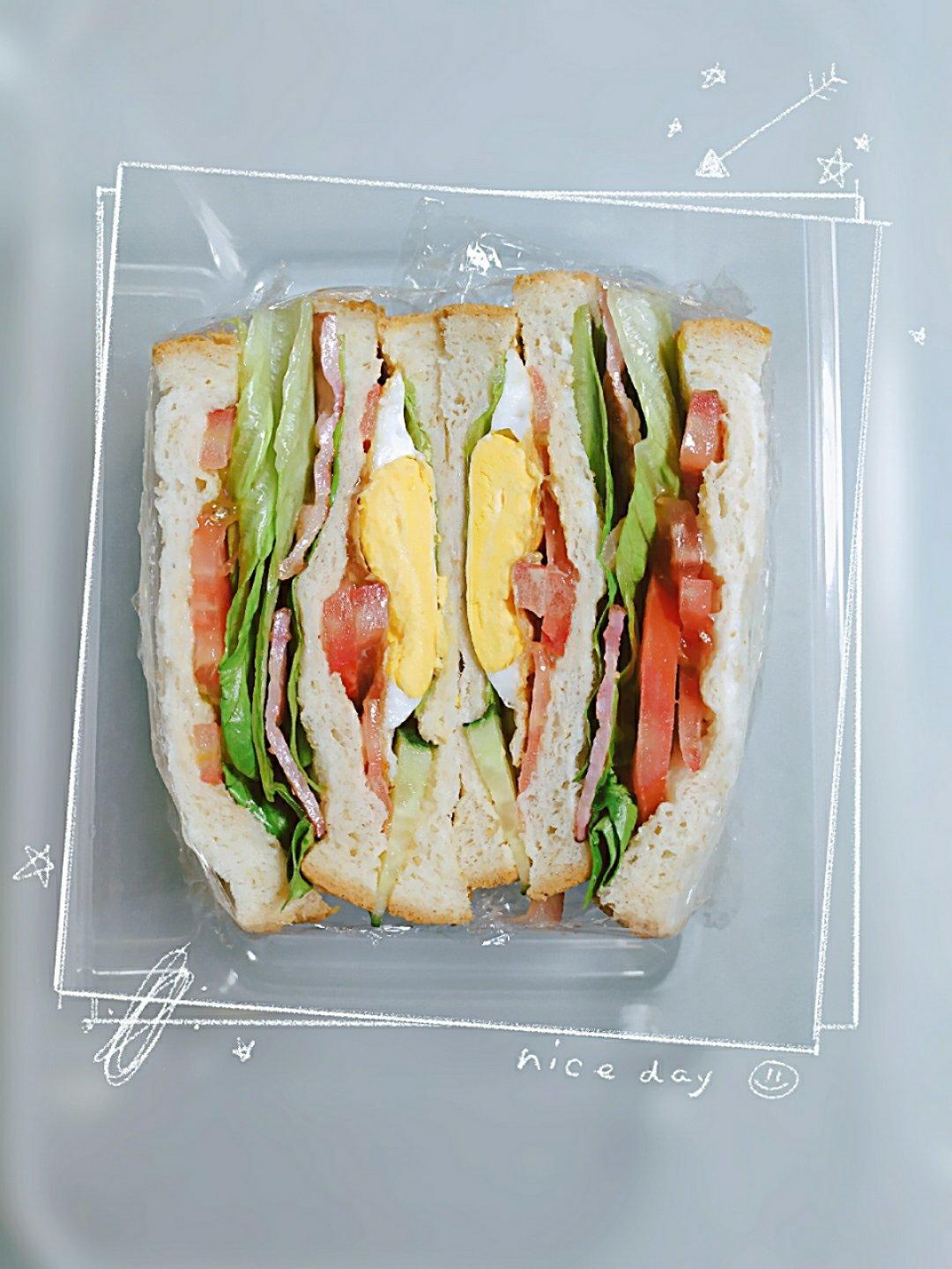 超厚超满足的沼三明治