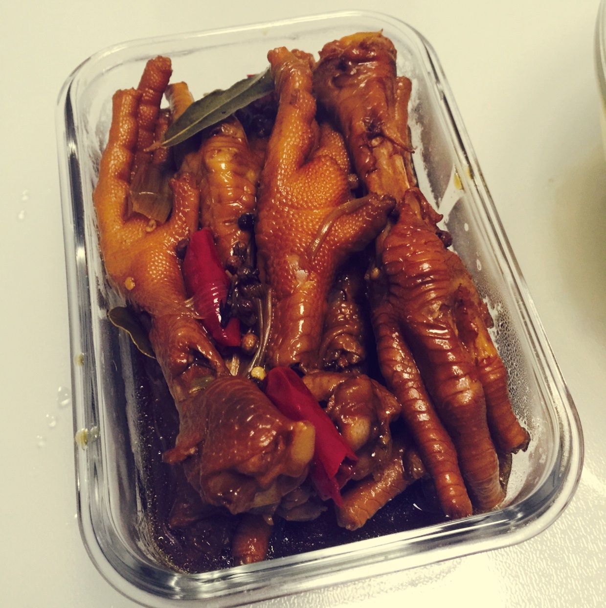 香辣卤鸡爪