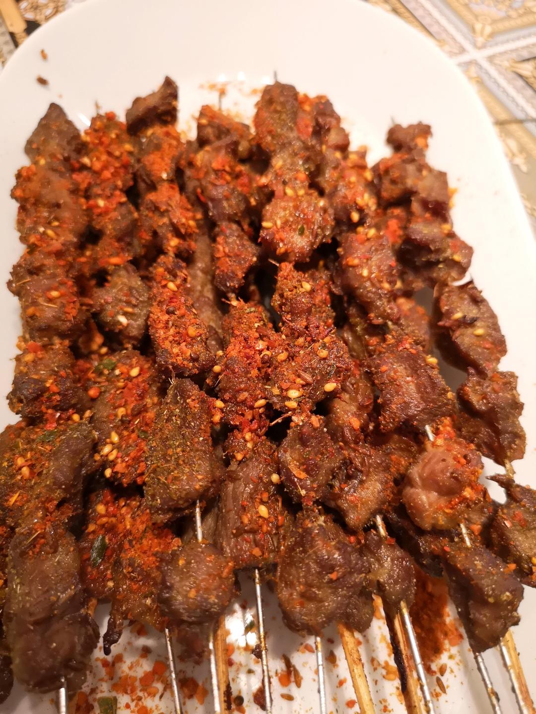 烤羊肉串/孜然羊肉/烤羊排 (烤箱/空气炸锅版)