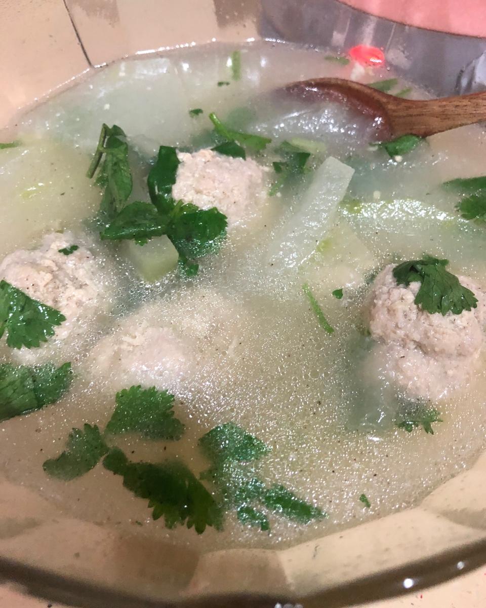 冬瓜汆丸子汤