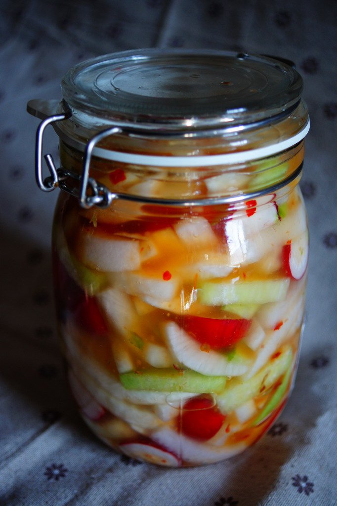 酸甜脆爽腌萝卜