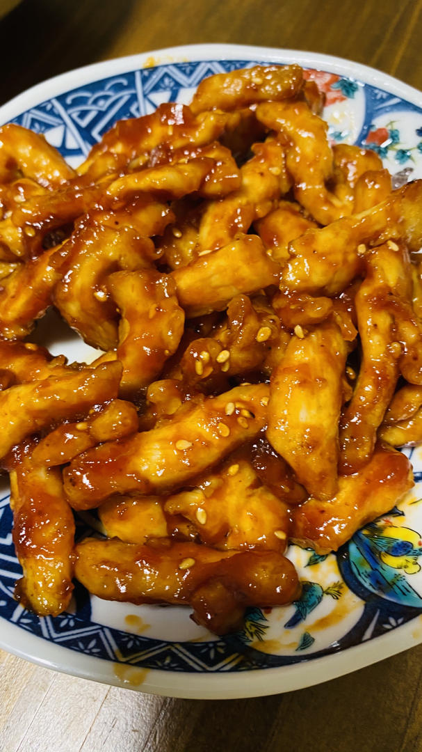 酸甜可口的糖醋里脊(鸡胸肉版)