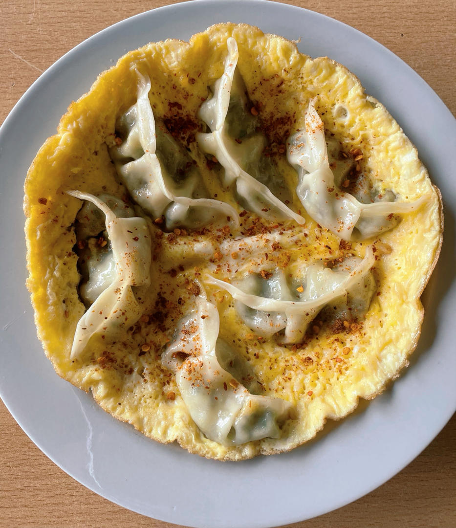 0失败的【抱蛋煎饺】速冻饺子🥟版