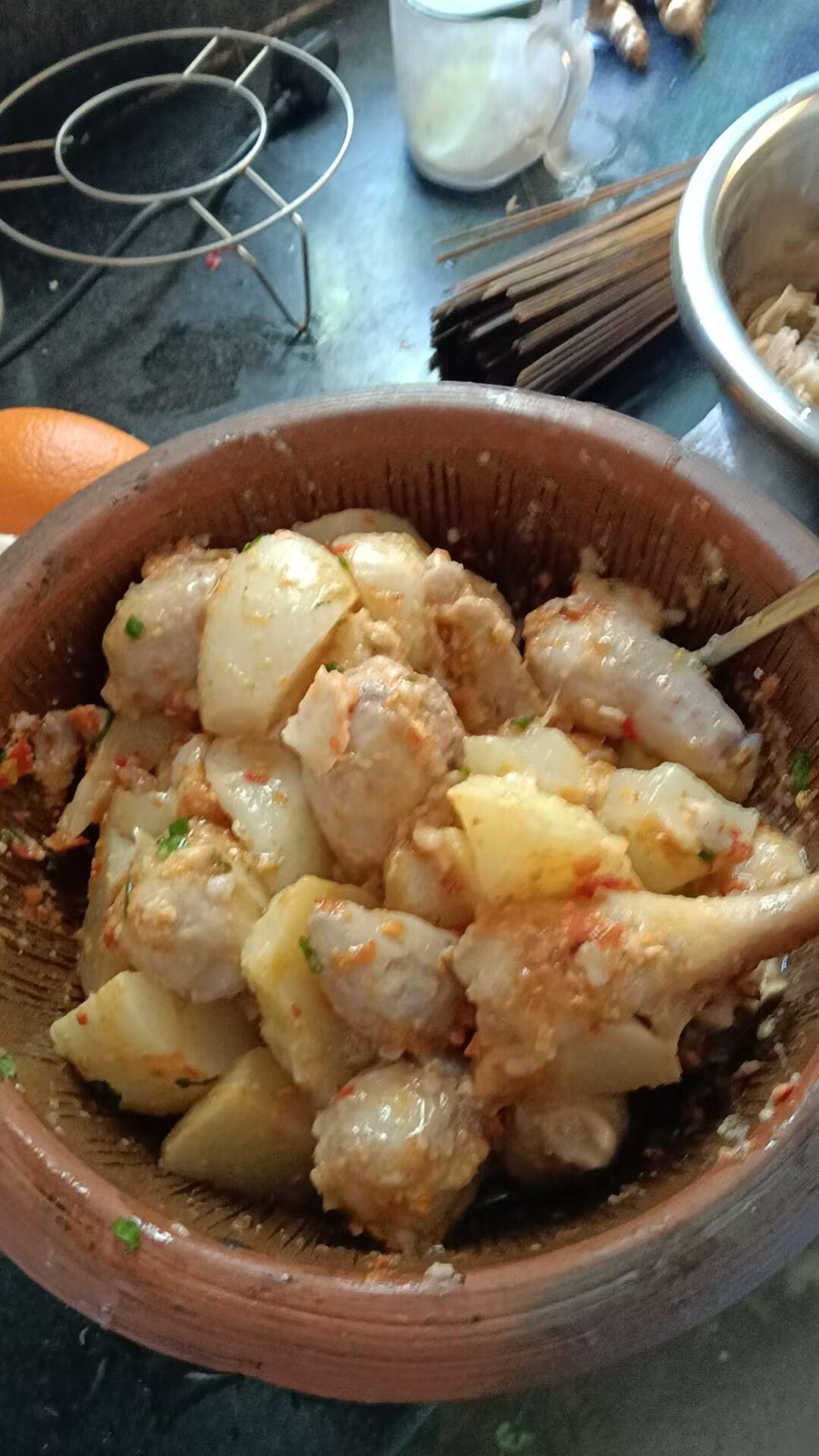 凉拌芋艿的做法