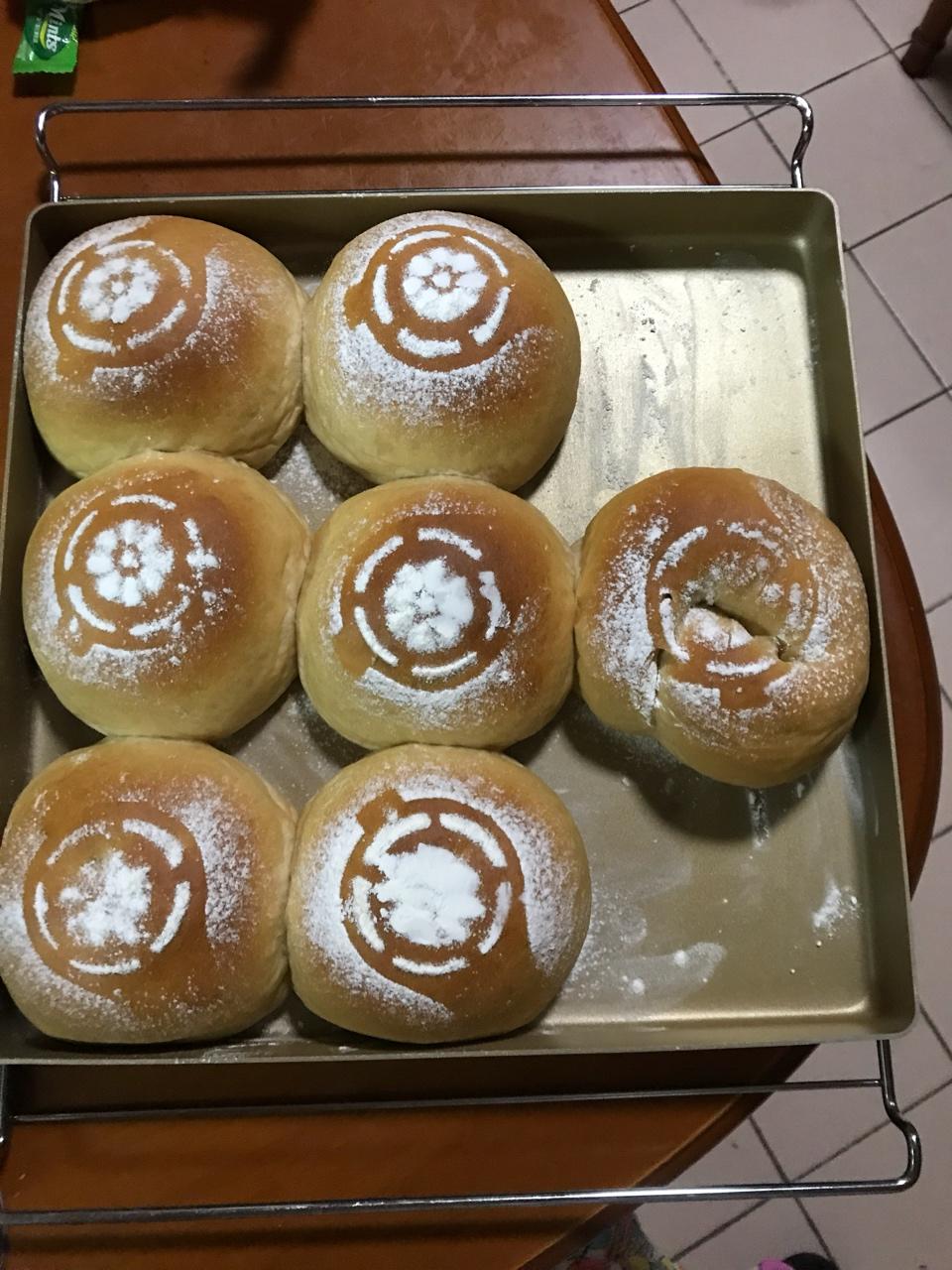 黑糖玛奇朵——超软咖啡黑糖麻薯包