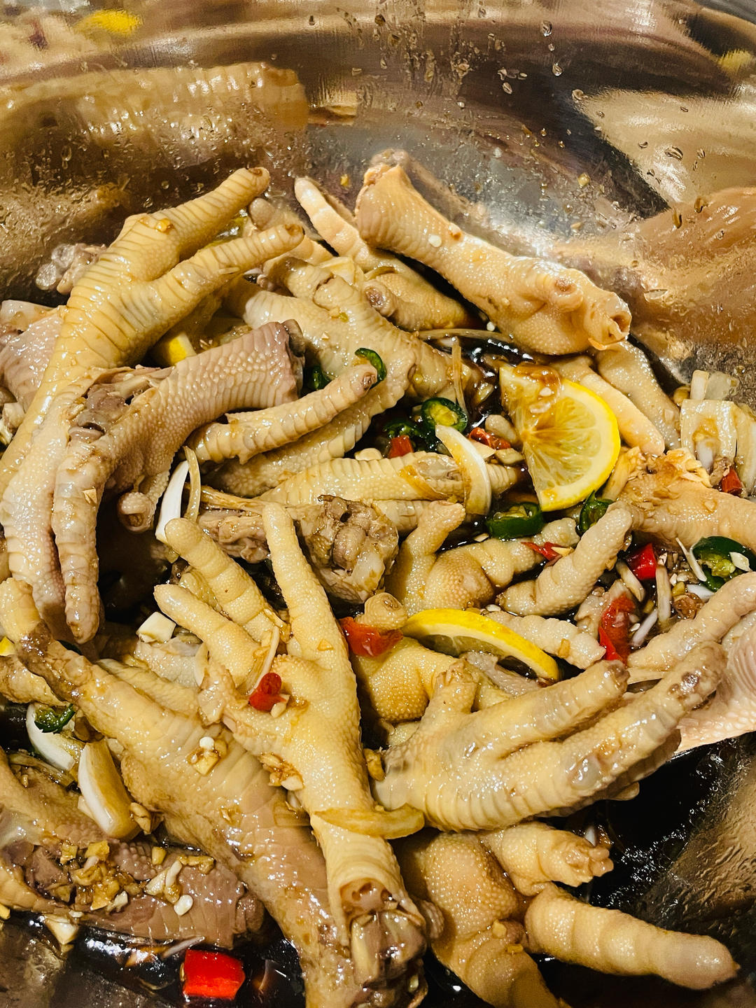 【柠檬酸辣鸡爪】自制超级无敌美味的网红鸡爪