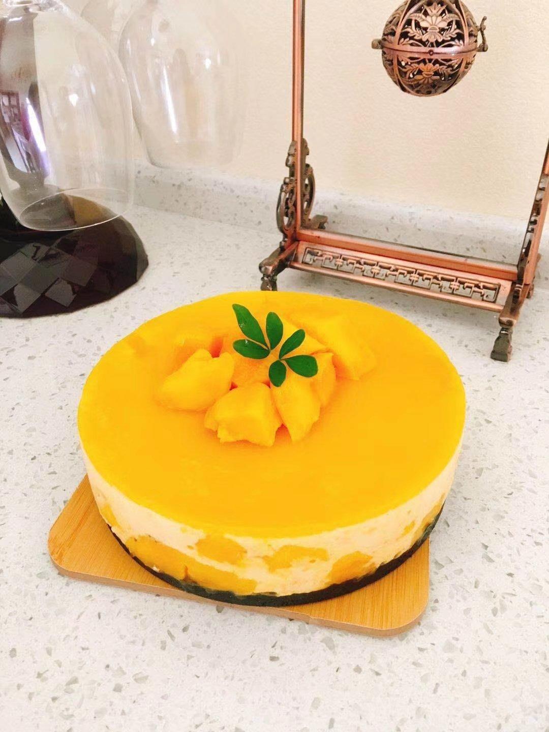 【视频】芒果慕斯（6寸） | 含镜面果胶配方