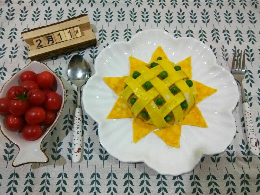 向日葵肉丁炒饭