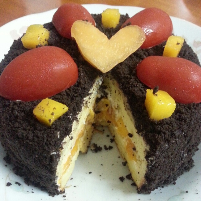 奥利奥水果奶油蛋糕