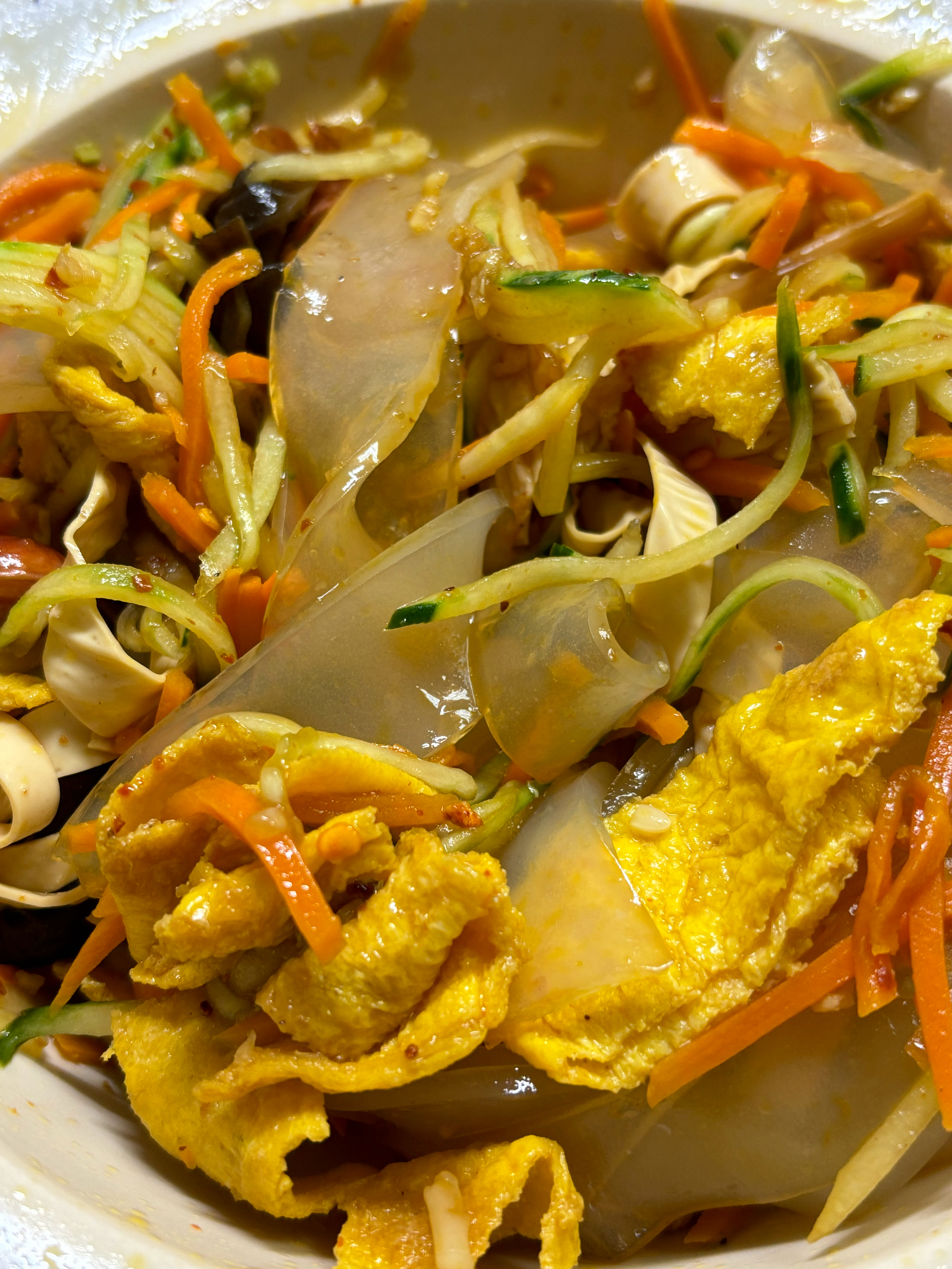 中式沙拉菜：大拉皮