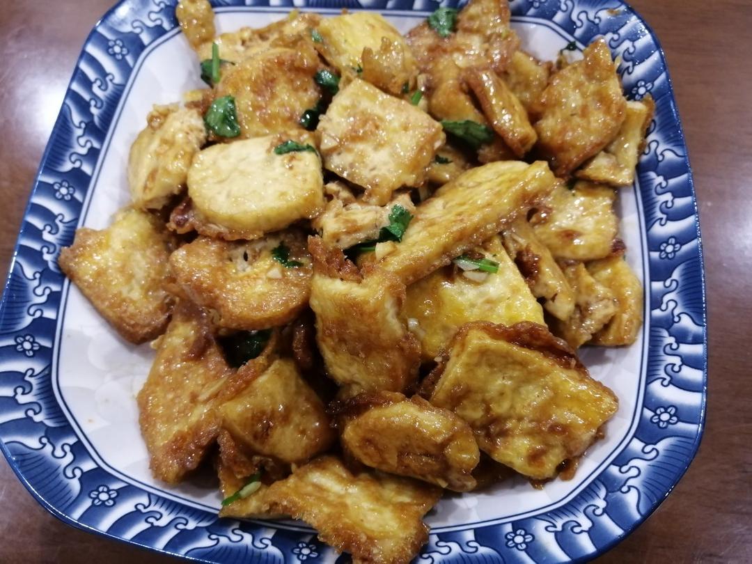 无敌好吃的香煎豆腐