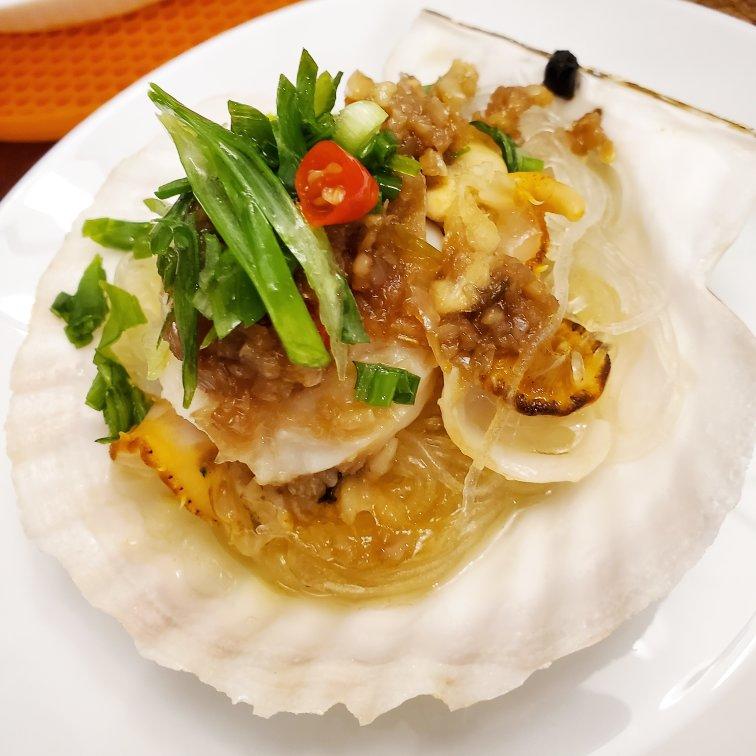 蒜蓉粉丝蒸扇贝