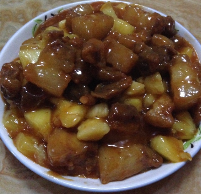菠萝咕噜肉