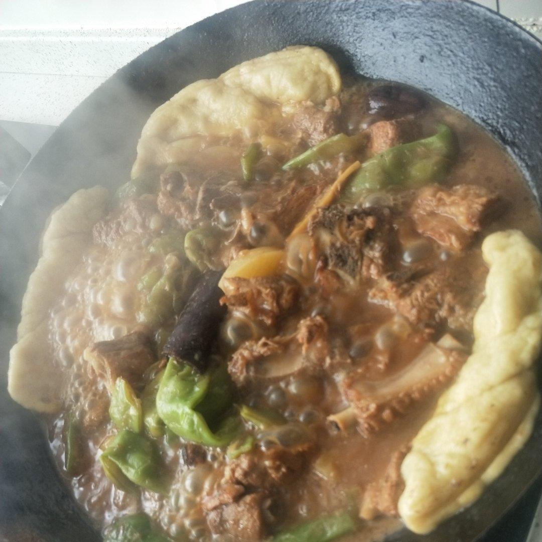 铁锅炖排骨+花卷