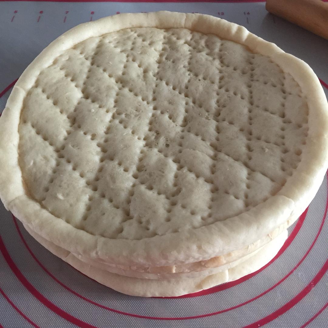 八寸披萨饼皮（四个）制作