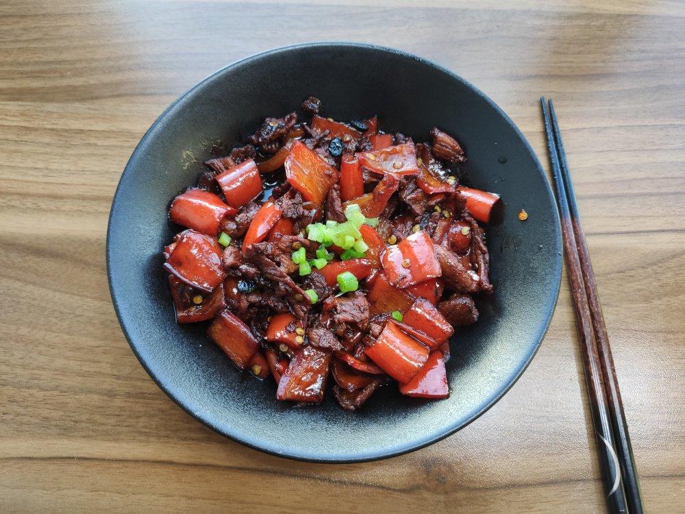 网红湖南肉汤拌饭&西红柿蛋汤