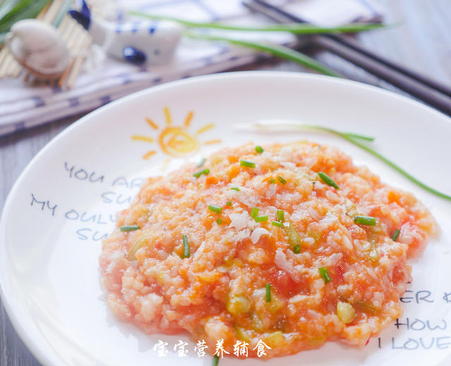 宝宝辅食-丝瓜虾皮焖饭的做法