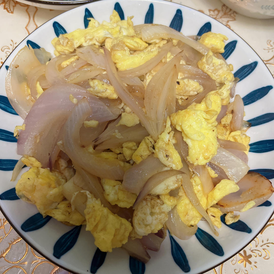 洋葱炒鸡蛋
