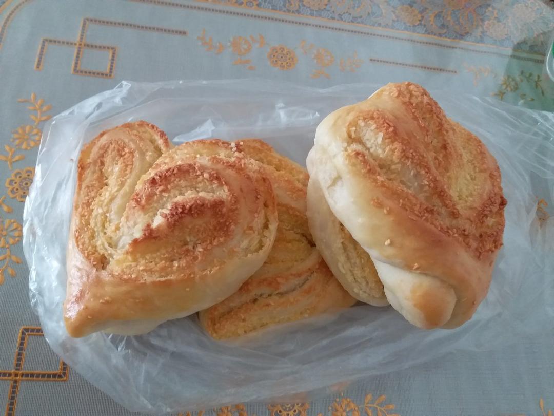 心形椰蓉面包